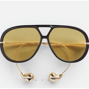 Bottega Veneta Drop Aviator Sunglasses